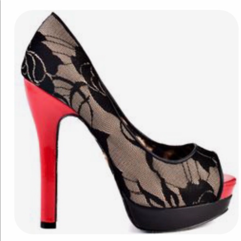 Betsy Johnson Samantha Lace Pumps